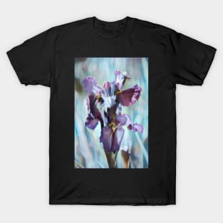 purple flower painting T-Shirt